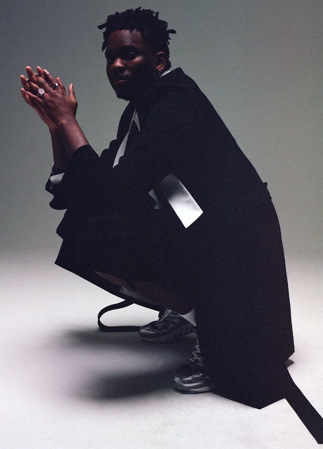 Full look by Kenzo // Rings by Vitaly