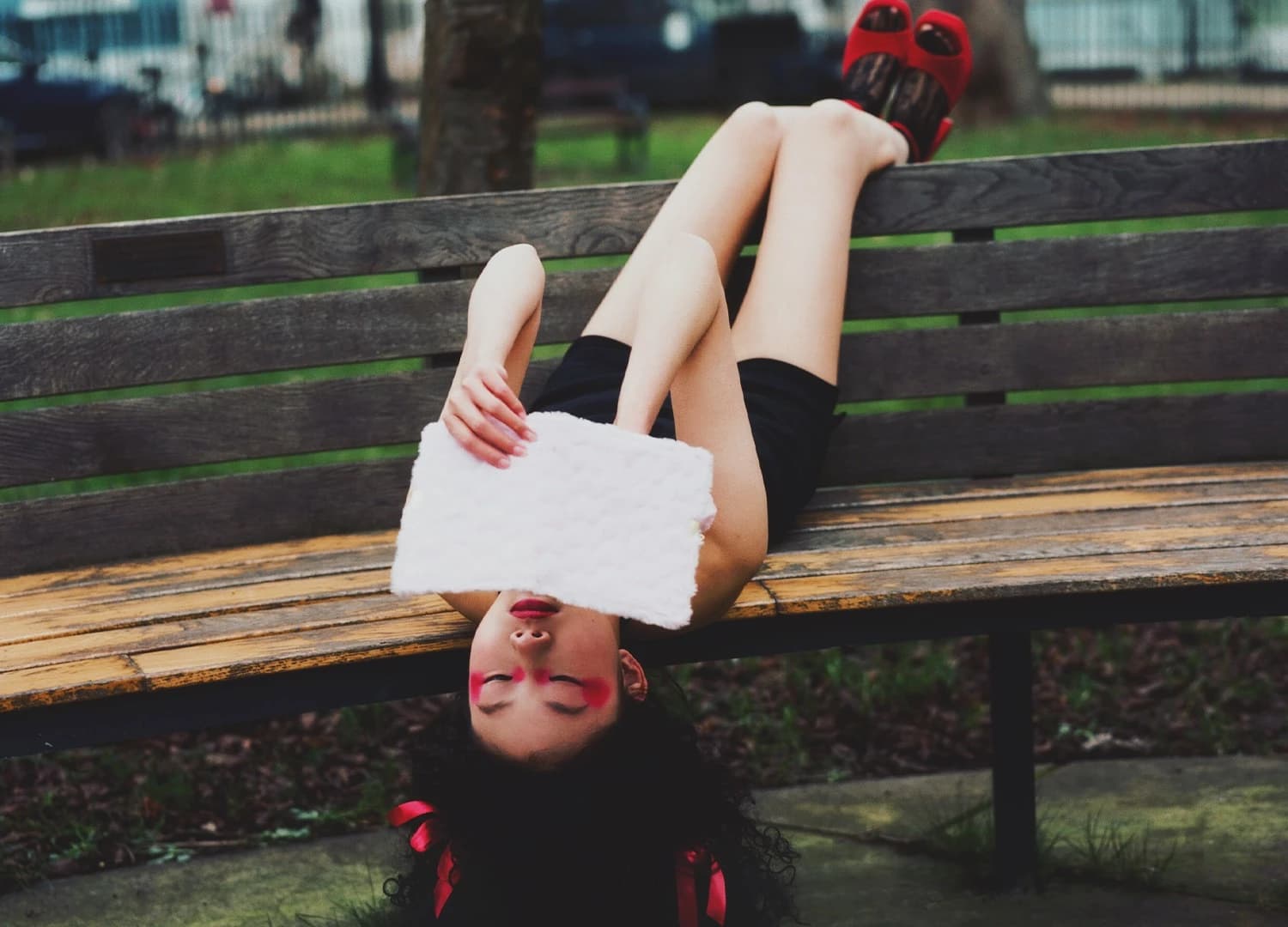 Briefs: Prada // Top: Miu Miu // Shoes: Aquazurra