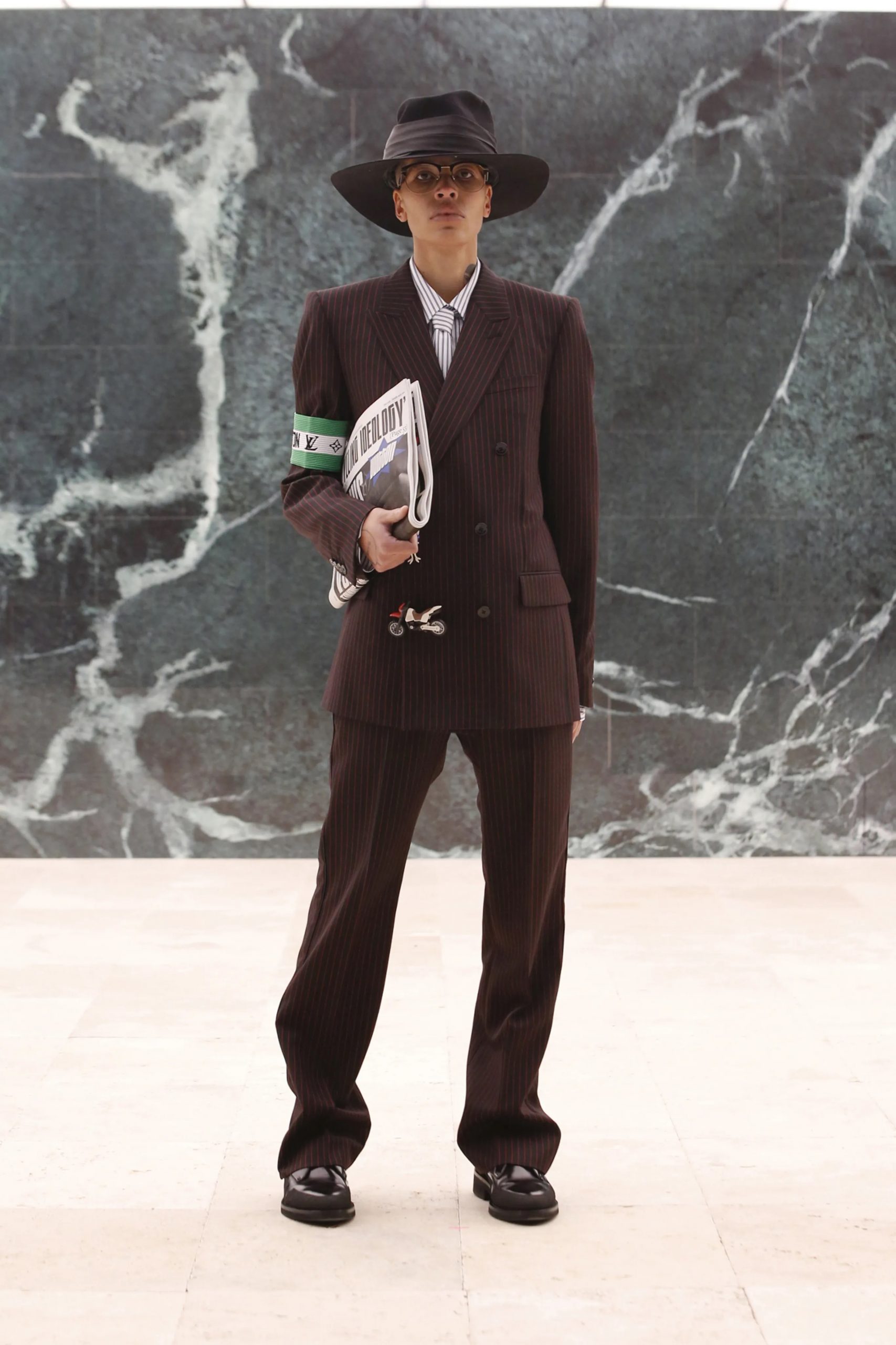 Virgil Abloh presents wearable cityscapes at Louis Vuitton