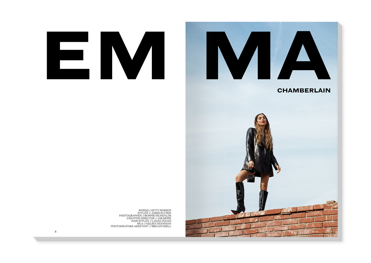 Emma Chamberlain: TMRW Magazine Outfits